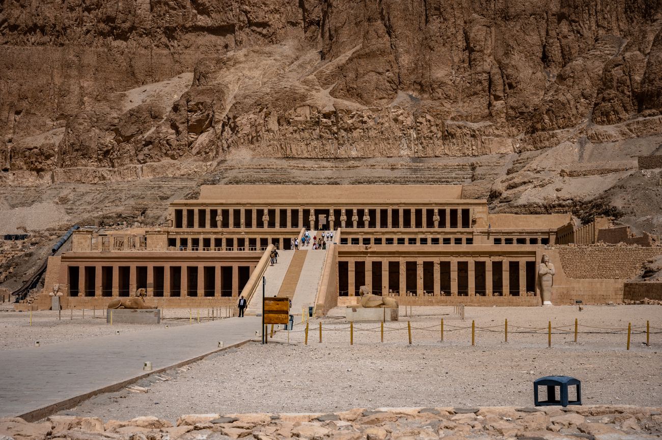 The terraced Temple of Hatshepsut at Deir el-Bahari